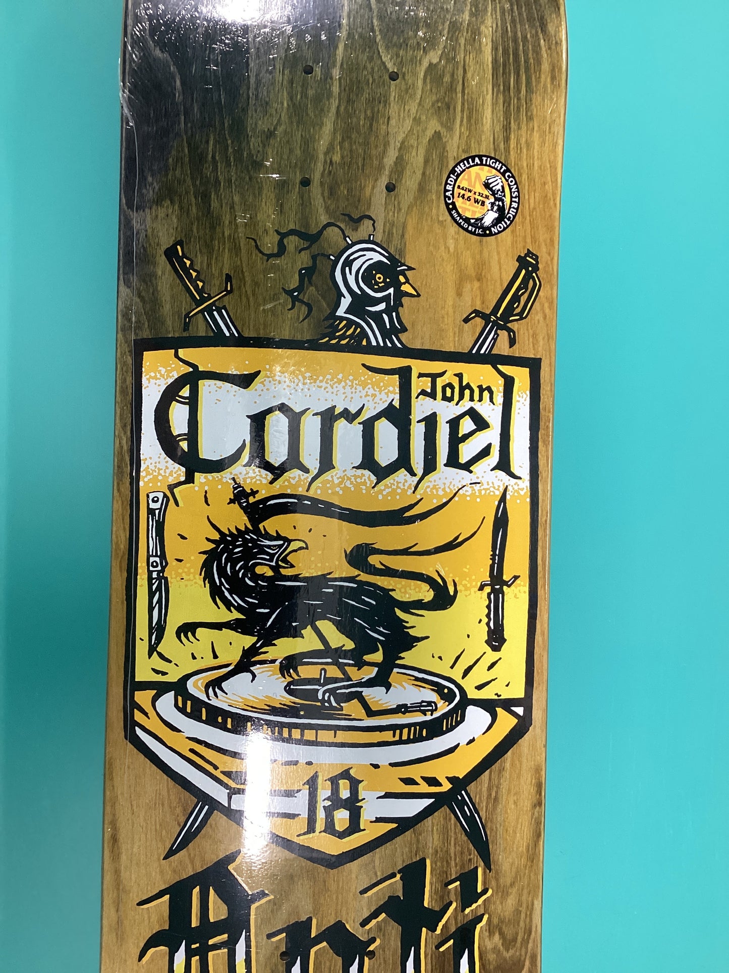 Anti-Hero Cardiel Coat Of Arms Deck 8.62