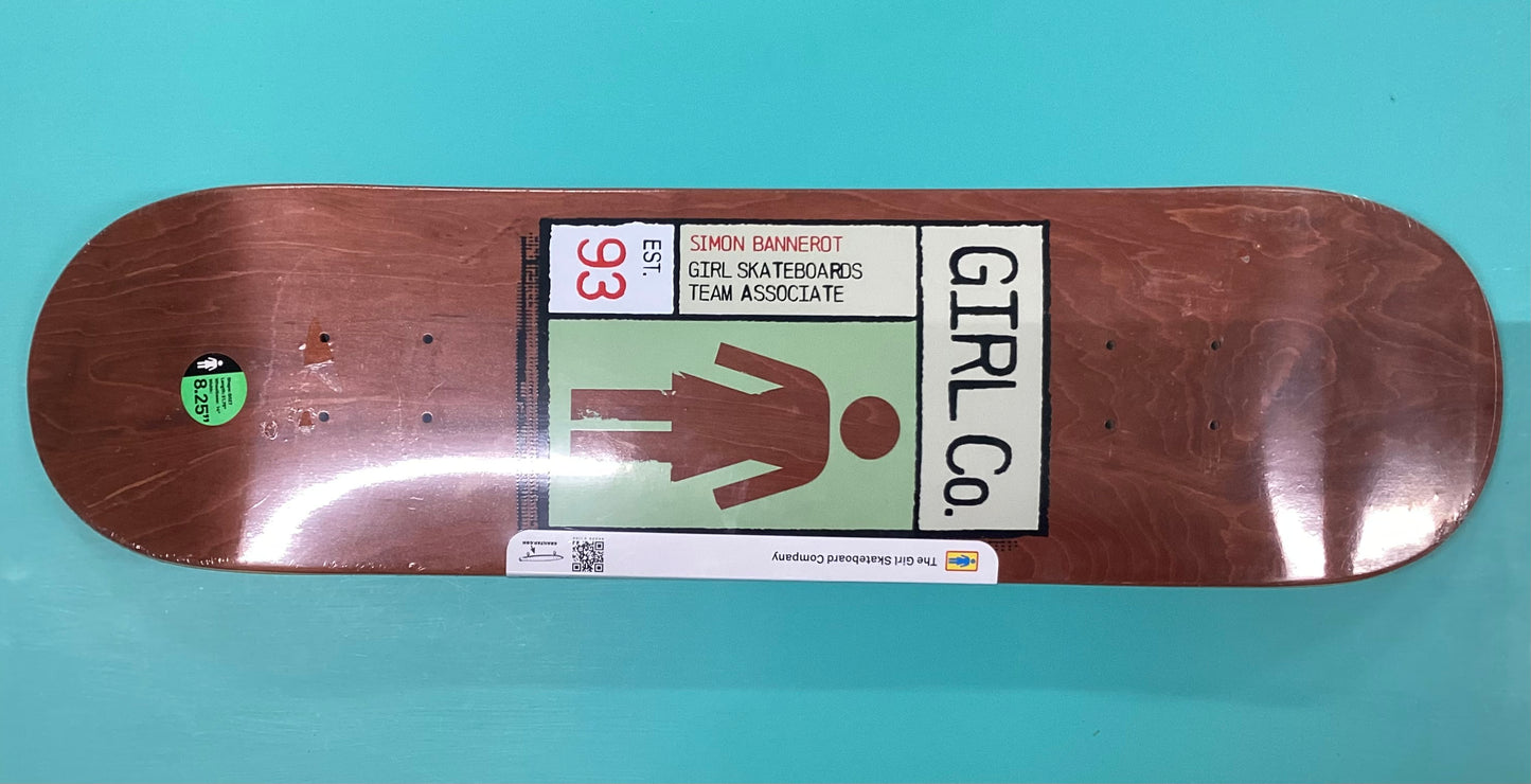 Girl Bannerot Grid Box Deck 8.25