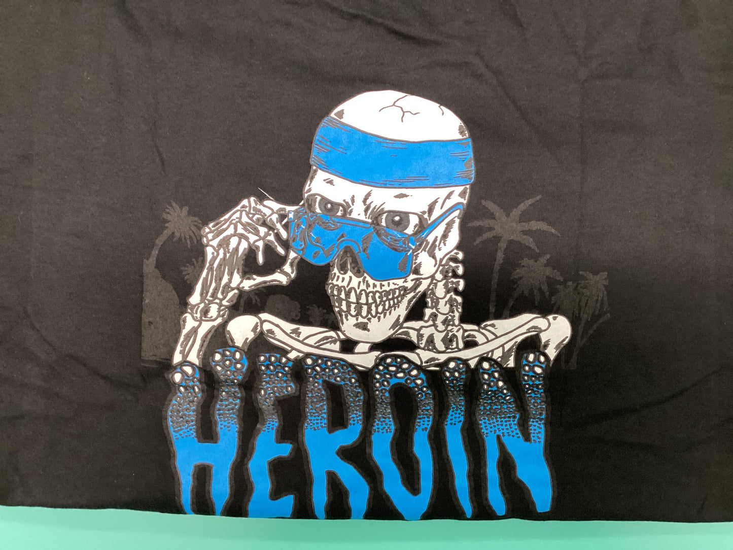 Heroin Skeleton Black S/S XL Tee