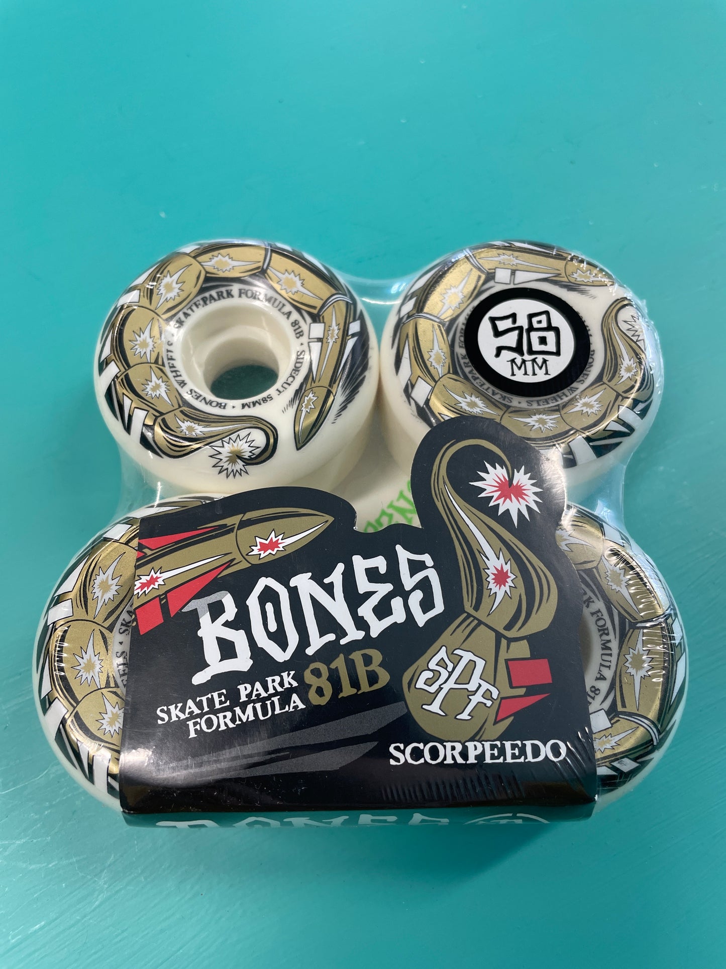 Bones SPF Scorpeedo P5 Sidecut 81B Wheels