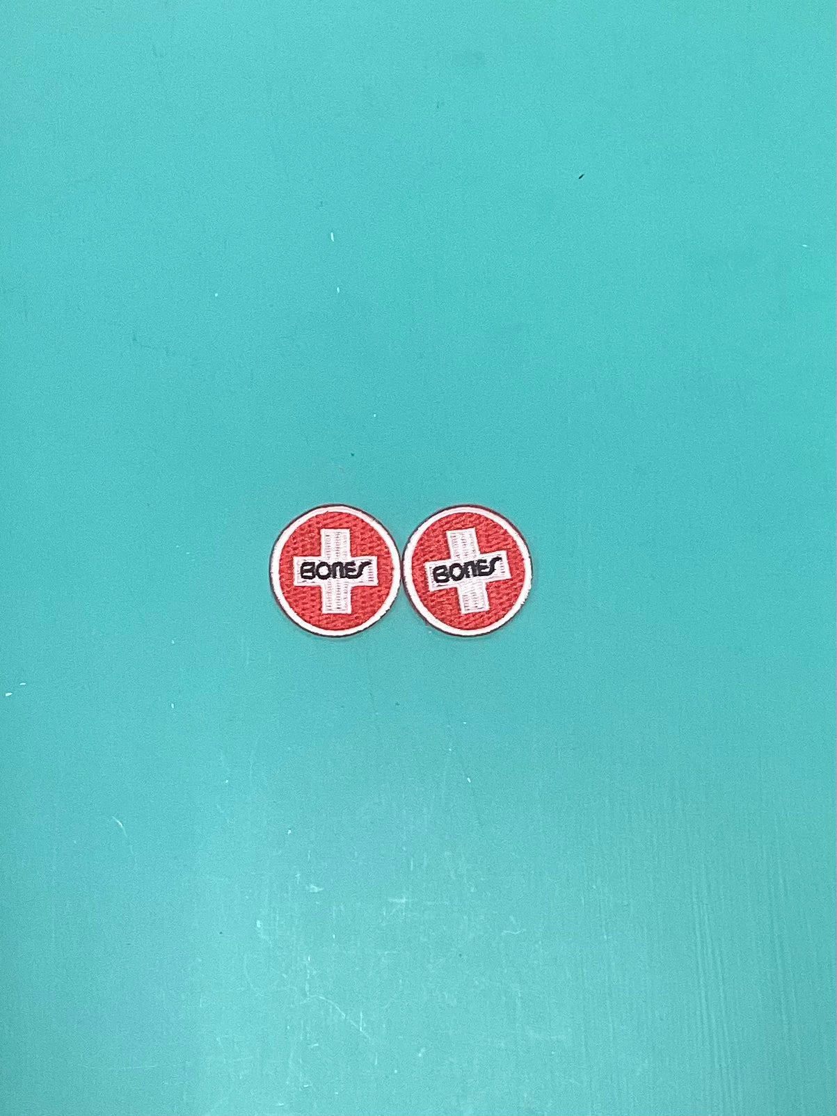 Bones Swiss circle patch