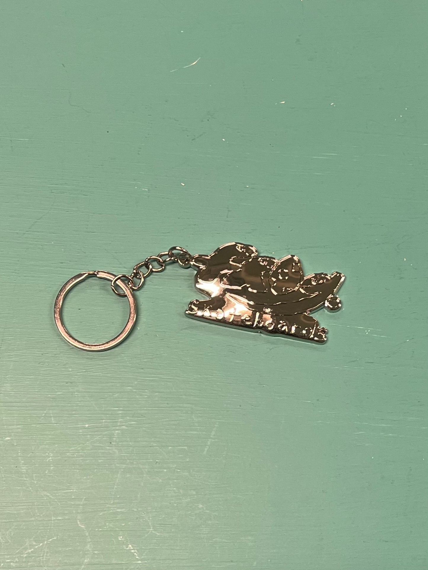 Frog Dino Logo Keychain