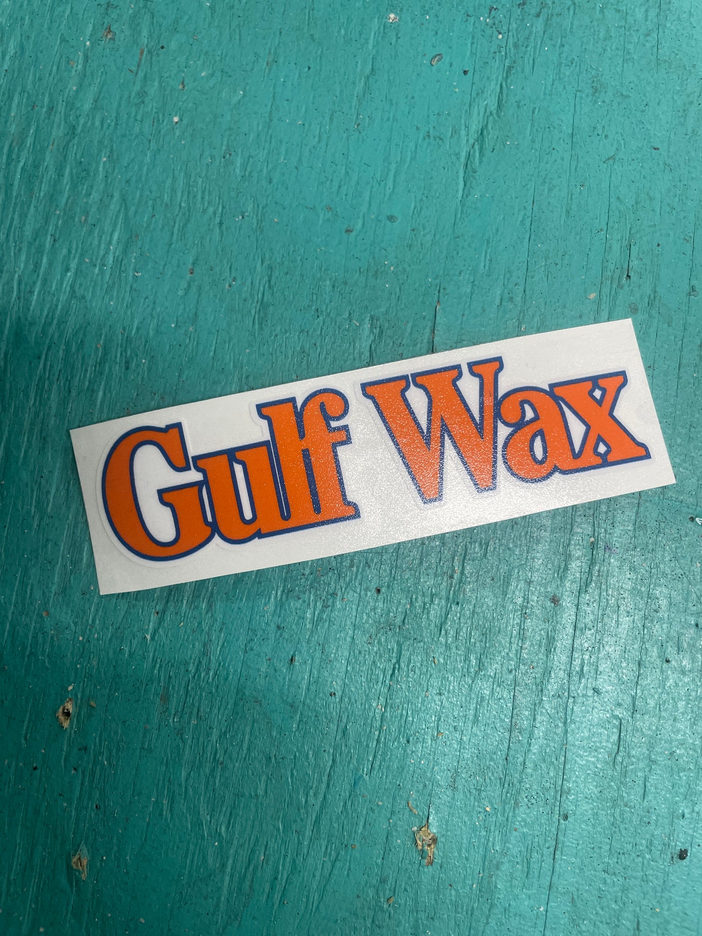 Gulf Wax Sticker