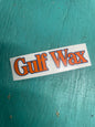 Gulf Wax Sticker