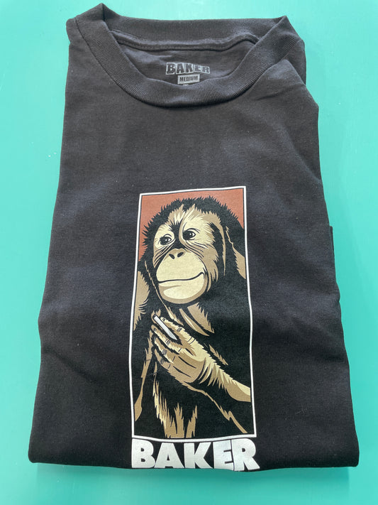 Baker Smoking Monkey SS T-shirt
