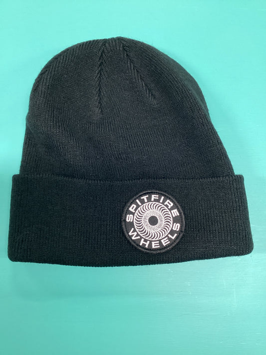 Spitfire Classic 87 Swirl Patch Beanie Black