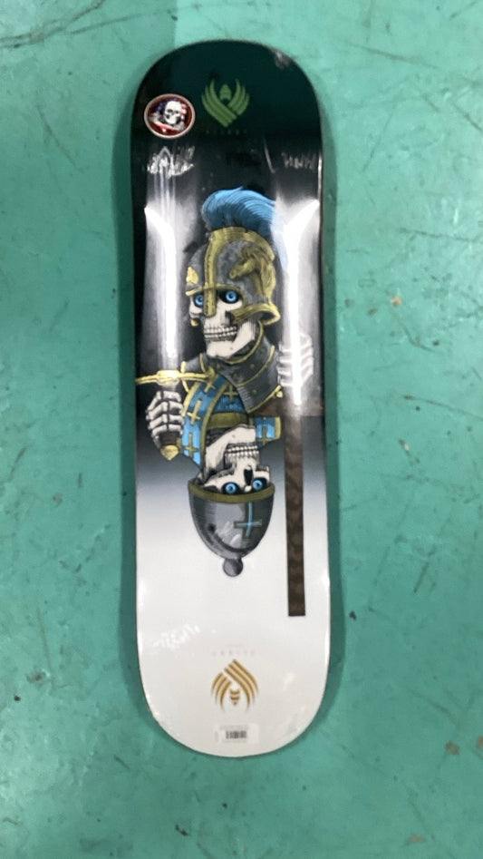 Powell Dan Corrigan chess skulls gold foil symmetrical deck