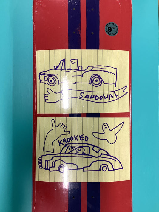 Krooked Sandoval Racecar Deck 9.02