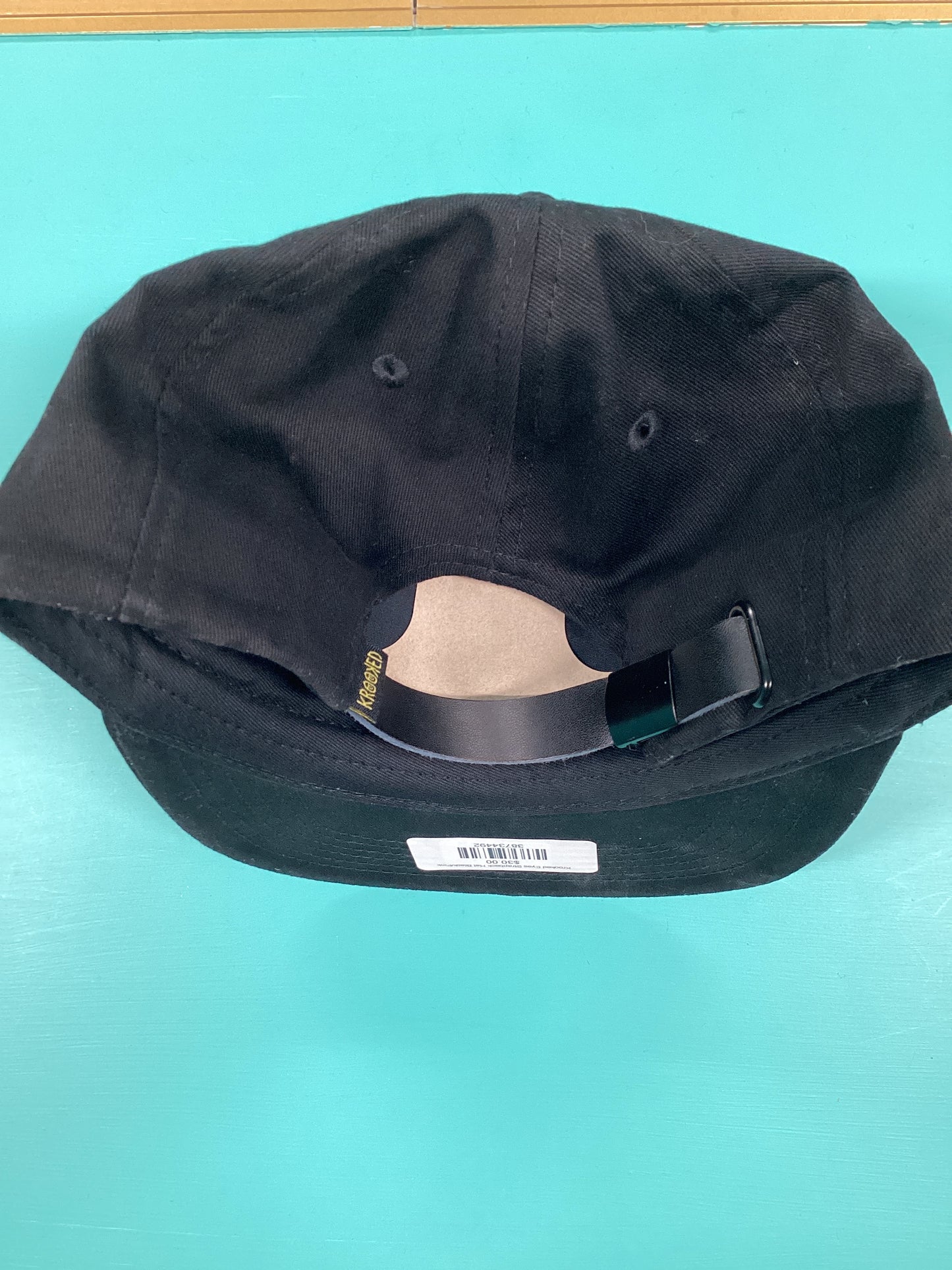 Krooked Eyes Strapback Hat Black/Pink