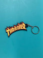 Thrasher Flame Logo Keychain