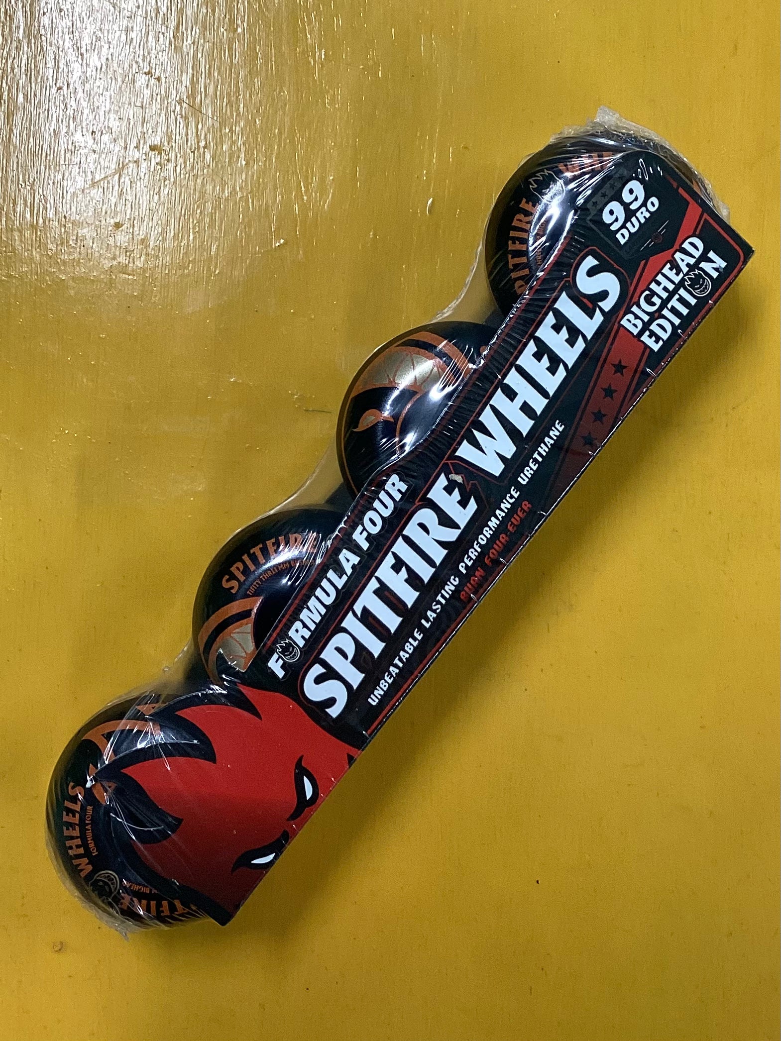 Spitfire Formula Four Bighead Black/Orange 99 – Sprak Skateboarding