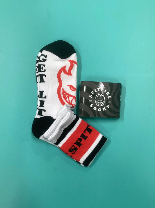 Spitfire Classic 87 Bighead Socks Red/White