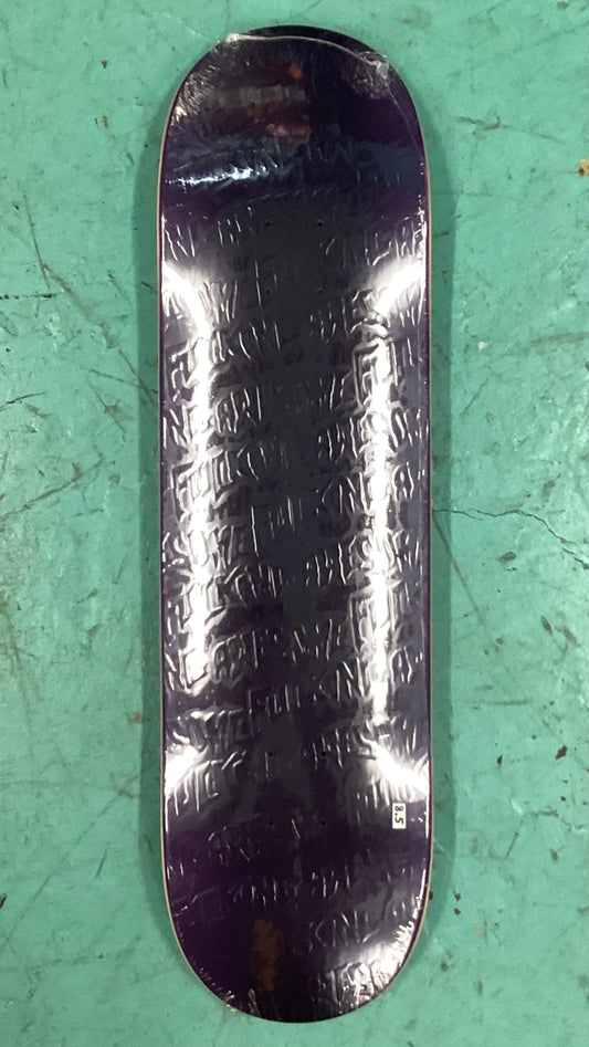 FA 8.5 purple embossed