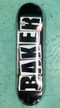 Baker Team Brand Logo Black/White Deck 8.00