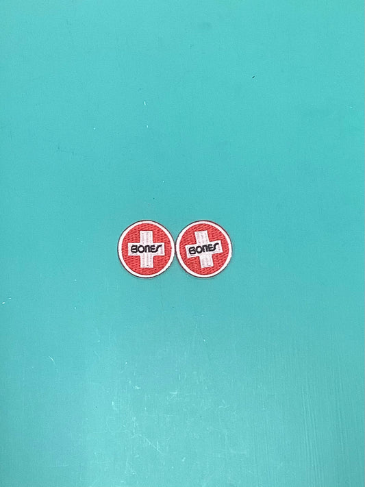 Bones Swiss circle patch