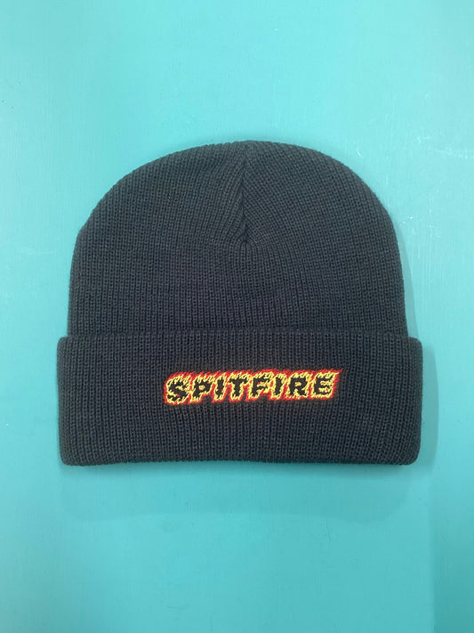 Spitfire Flames Script Cuff Beanie