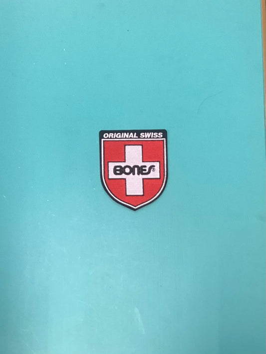 Bones Swiss shield patch