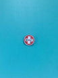 Bones Swiss Circle Enamel Pin