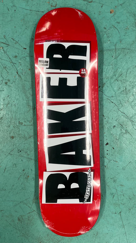 Baker Team Brand Logo Black/White Deck 8.75