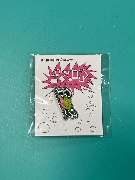 Frog Big Shoes Pin
