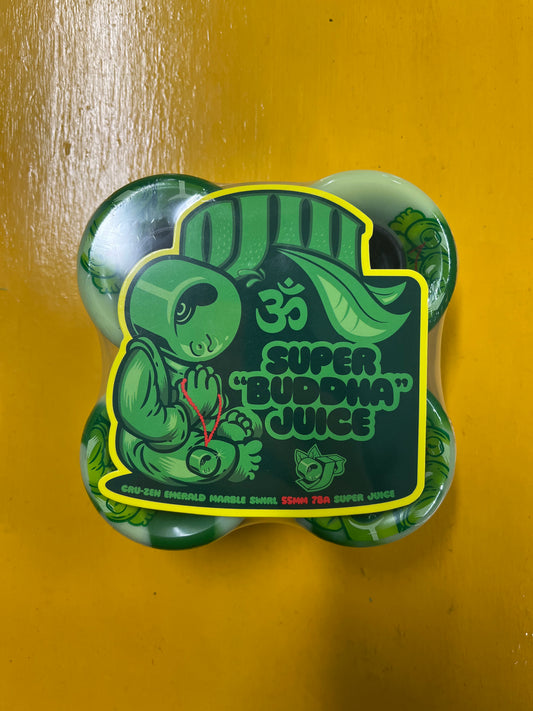 OJ Wheels Cru-Zen Emerald Marble Swirl 55M 78A